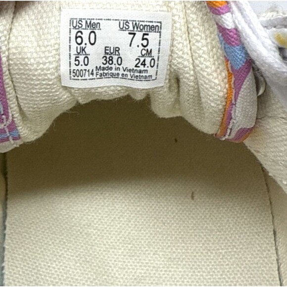 Vans Old Skool Stackform UV Activated Ink Peace Platform Sneakers Women Sz 7.5 - Picture 11 of 12